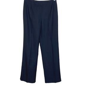 Evan Picone Women's Black Mid-Rise Wide Leg Trouser Suit Pants Size 6
